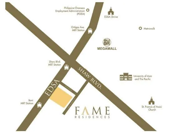 Cozy New 1Br Fame Residences Condo With Balcony Manila 0*,  Philippines