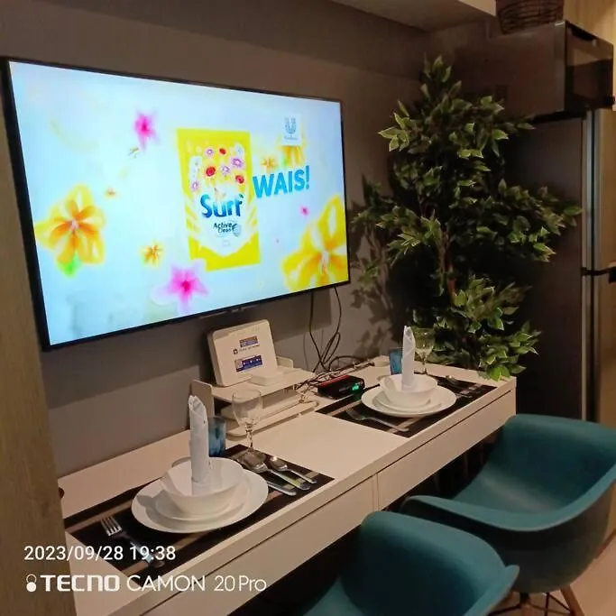 Cozy New 1Br Fame Residences Condo With Balcony Manila Apartment