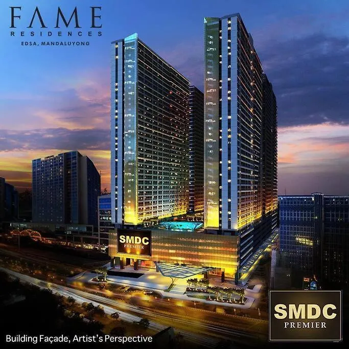 Cozy New 1Br Fame Residences Condo With Balcony Manila